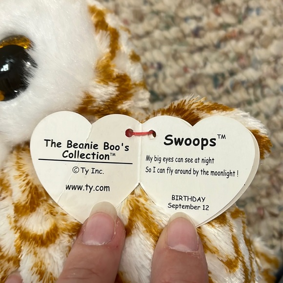 Caramel owl beanie boo: SWOOPS - Picture 3 of 3